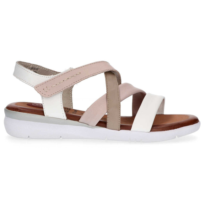 Sandały Jana 8-28205-24 197 White Comb
