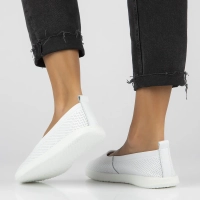 Leather shoes Filippo DP6023/24 WH white