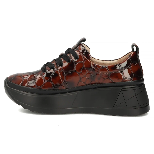 Leather sneakers Filippo DP6427/26 BR CR brown