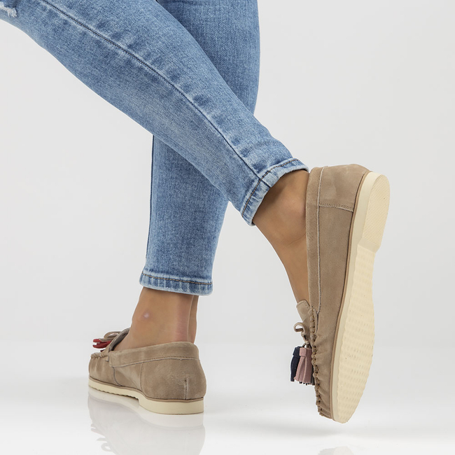 Leather loafers Filippo DP3512/22 BE beige