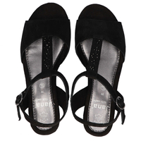 Sandały Jana 8-28253-24 019 Black Suede