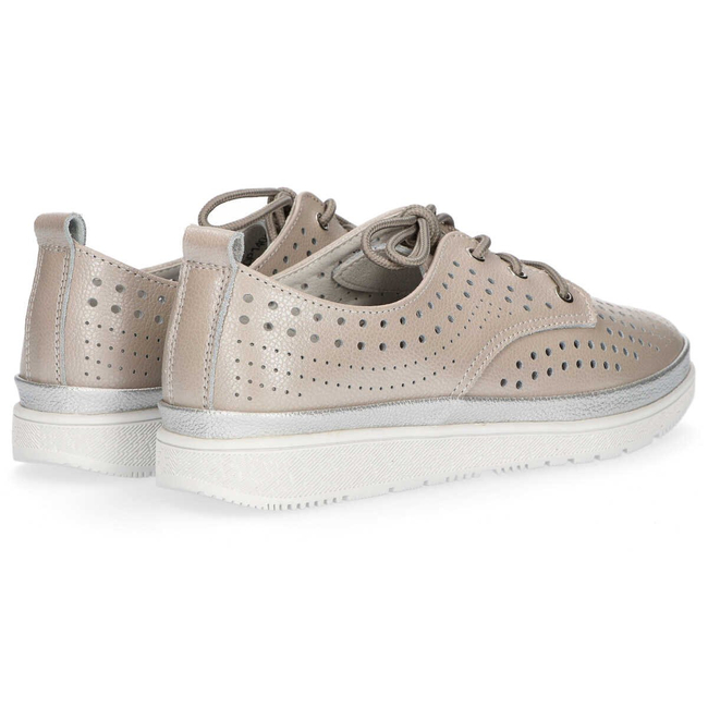 Leather shoes Filippo DP1401/20 SI Silver