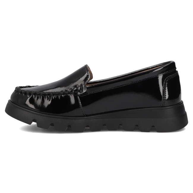 Leather loafers Filippo DP7413/25 BK L black