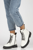 Leather ankle boots Filippo DBT3974/22 WH white