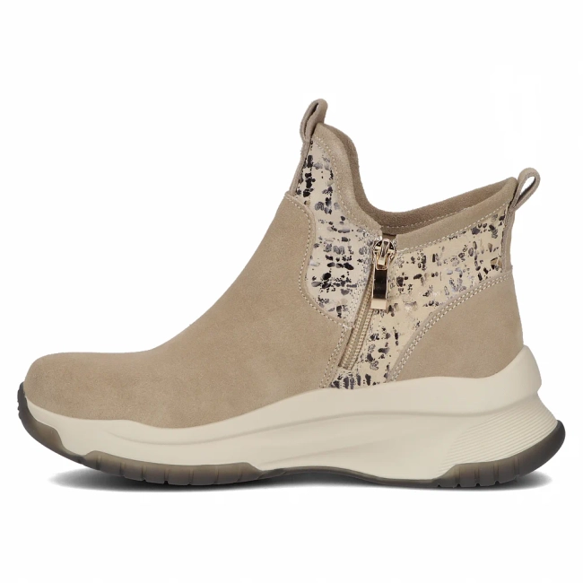 Leather ankle boots DBT6446/24 BE beige