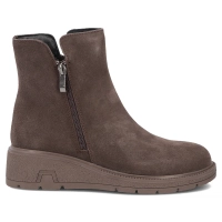 Leather wedge ankle boots Filippo DBT8058/26 D BR brown