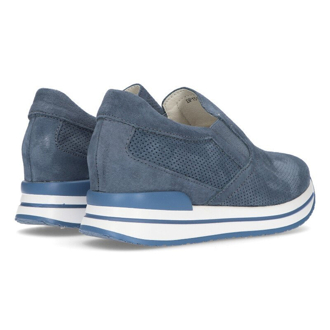 Leather sneakers Filippo DP1512/21 Bl blue