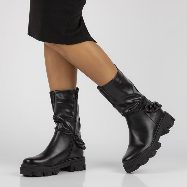 Kozaki Filippo 1987-H23 czarne