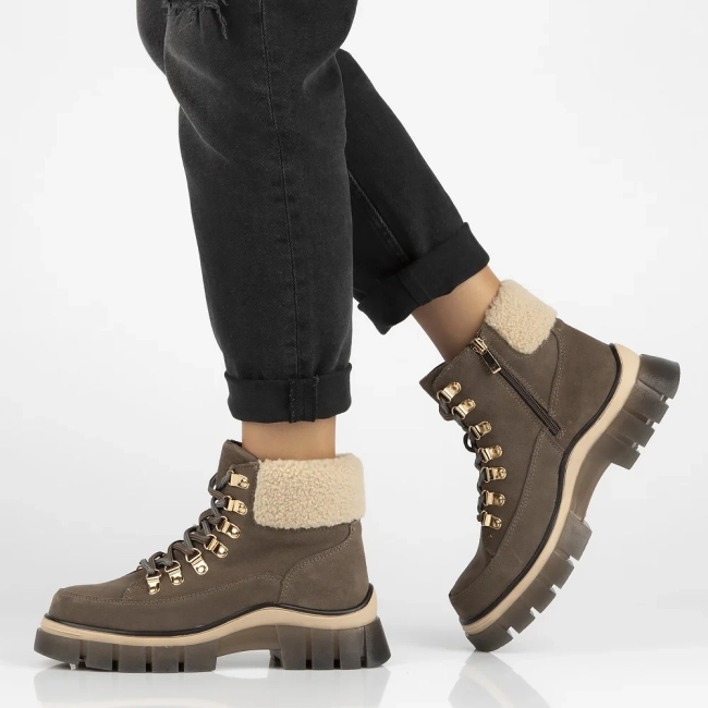 Leather ankle boots Filippo DBT6471/24 BR brown