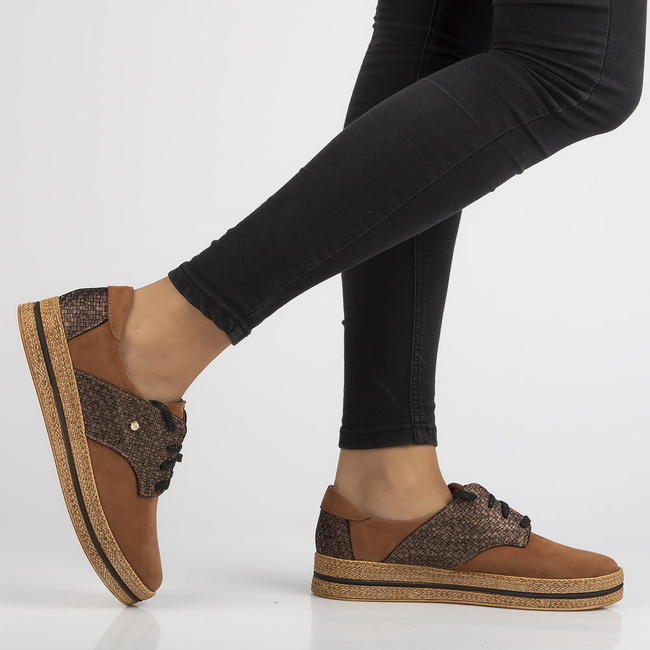 Leather shoes Filippo 10123 brown