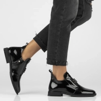 Leather ankle boots Filippo DBT4763/25 BK black