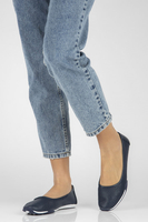 Leather shoes Filippo DP3681/23 NV navy blue