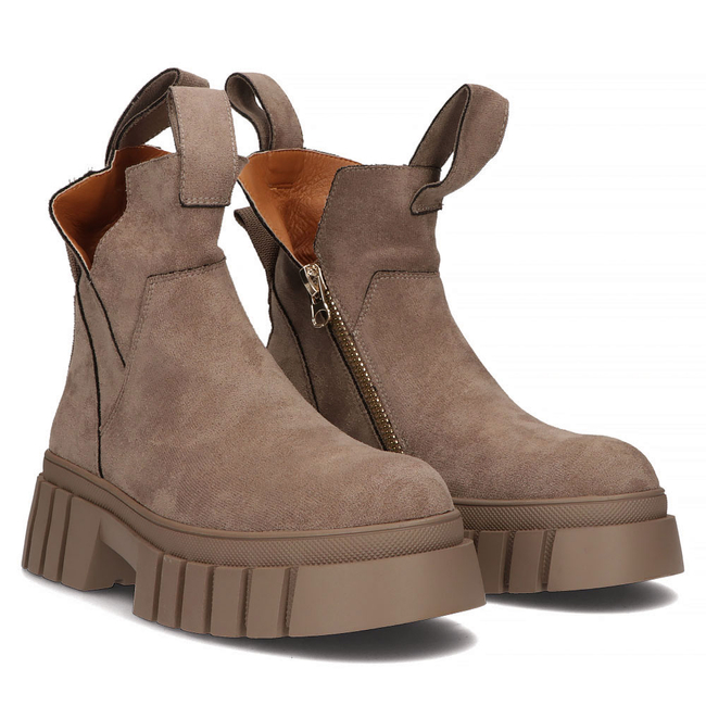 Botki Filippo A9505N-95 jasnobrązowe