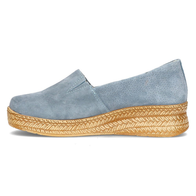 Leather shoes Filippo DP2164/21 BL blue