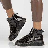 Leather boots Filippo DBT4146/22 BK black