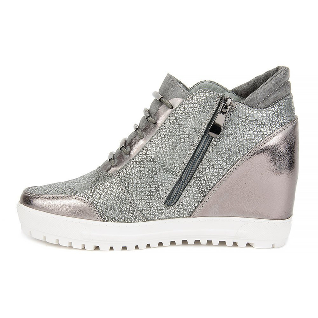 Sneakersy Filippo DBT008/17 SI srebrne