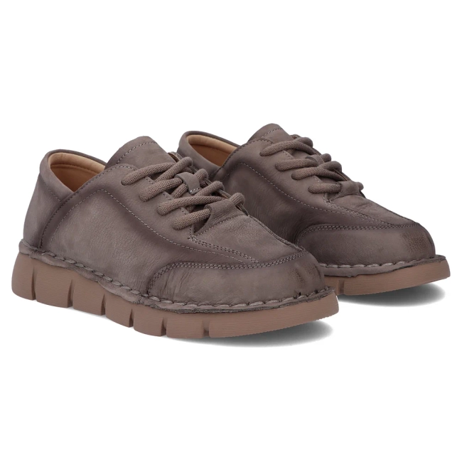 Leather shoes Filippo DP8180/26 TP taupe