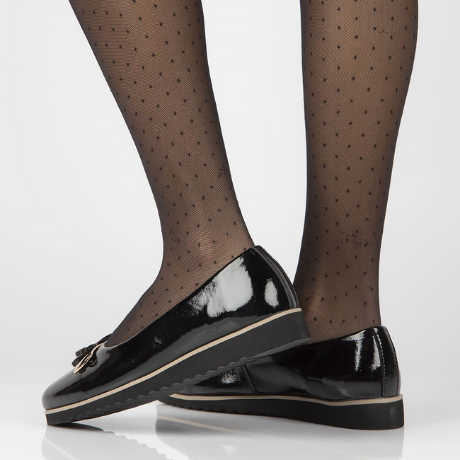 Leather shoes Filippo DP4133/22 BK black