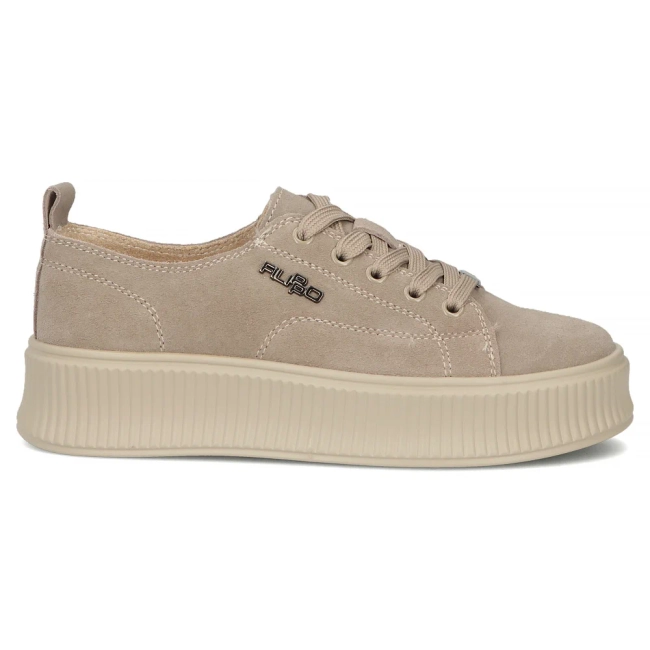 Leather sneakers Filippo DP6122/26 TP taupe
