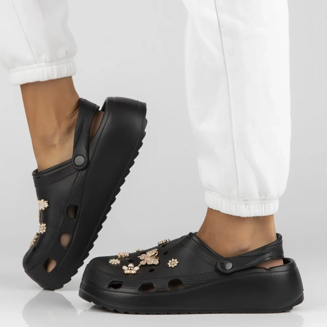 Slippers Filippo DK6690/24 BK black