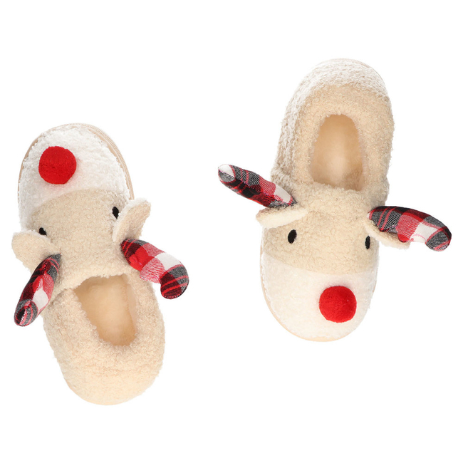 Kapcie renifery beżowe YL31