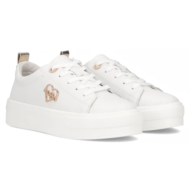 Leather shoes Filippo DP3533/25 WH H white