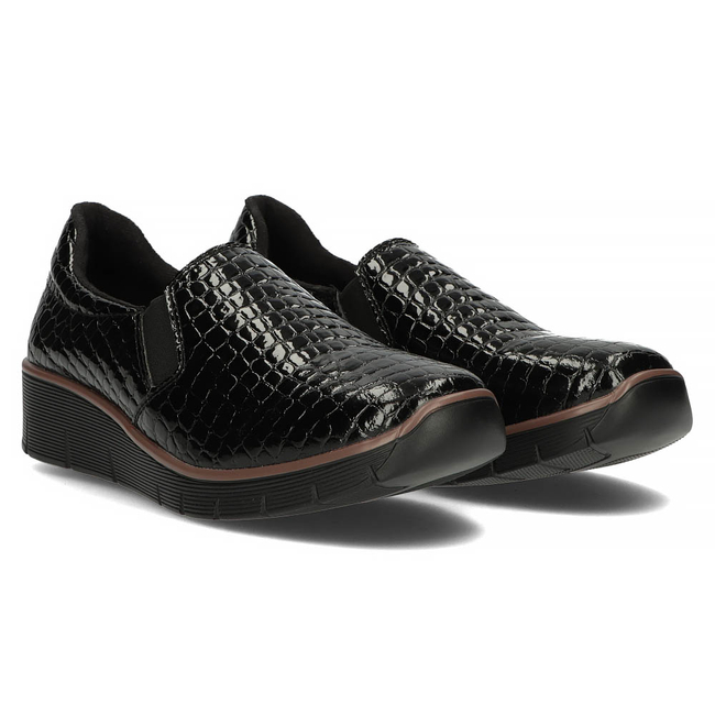 Leather shoes Filippo DP3616/22 BK black