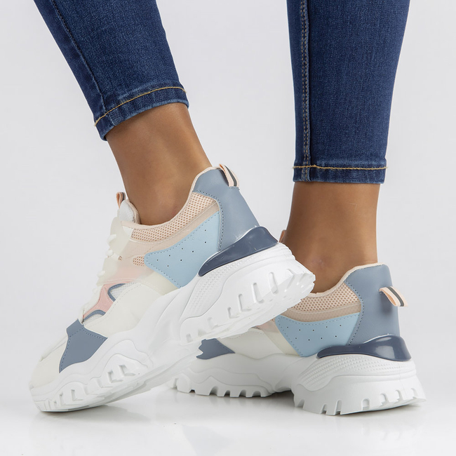 Sneakersy Filippo BL275P BL niebieskie