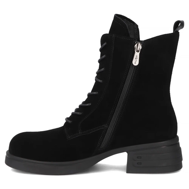 Leather ankle boots Filippo DBT7181/25 BK black