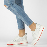 Leather Shoes Filippo DP2009/21 WH white