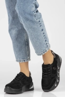 Skórzane sneakersy Filippo DP4930/23 BK czarne