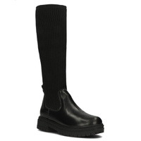 Skórzane kozaki Filippo DKZ4158/22 BK czarne