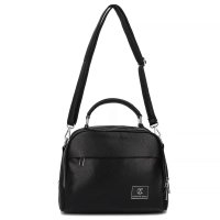 Black shoulder bag Raven Charm
