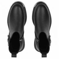 Leather ankle boots Filippo DBT8044/26 BK black