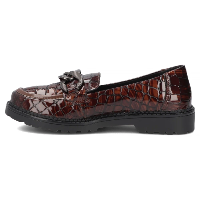 Skórzane półbuty Filippo DP8325/26 BR brązowe