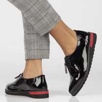 Leather shoes Filippo DP4180/22 BK black