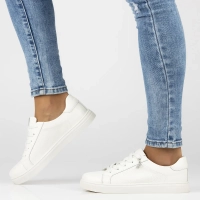 Leather shoes Filippo DP6808/25 WH white