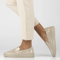 Leather shoes Filippo DP6752/25 GO gold