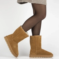 Leather snow boots Filippo DBT7333/25 CA brown