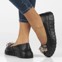 Leather shoes Filippo DP4682/25 BK black