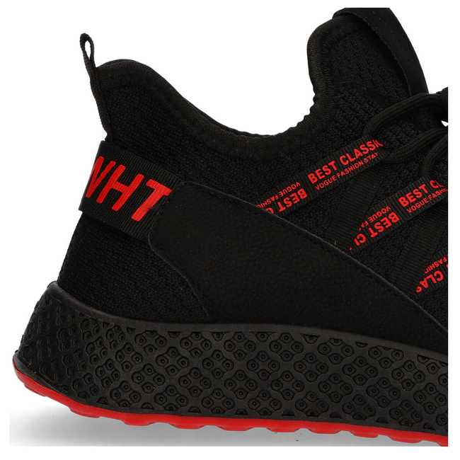 Półbuty McKey MTN1480/20 BK RD Black Red