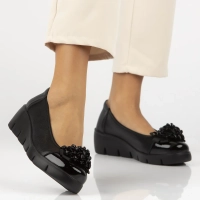 Leather shoes Filippo DP6783/25 BK black