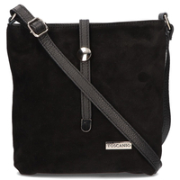 Handbag Toscanio Suede Messenger Bag A88 black