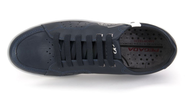 Shoes Pegada 116308-03 Napa Soft Marinho/Napa Soft Bran