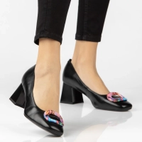 Leather shoes Filippo DP7831/26 BK BK black