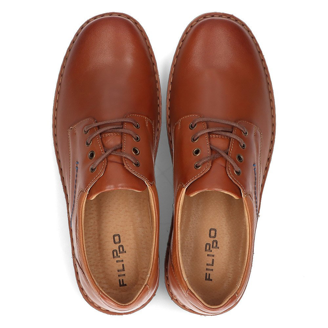 Leather shoes Filippo 5304-3 brown