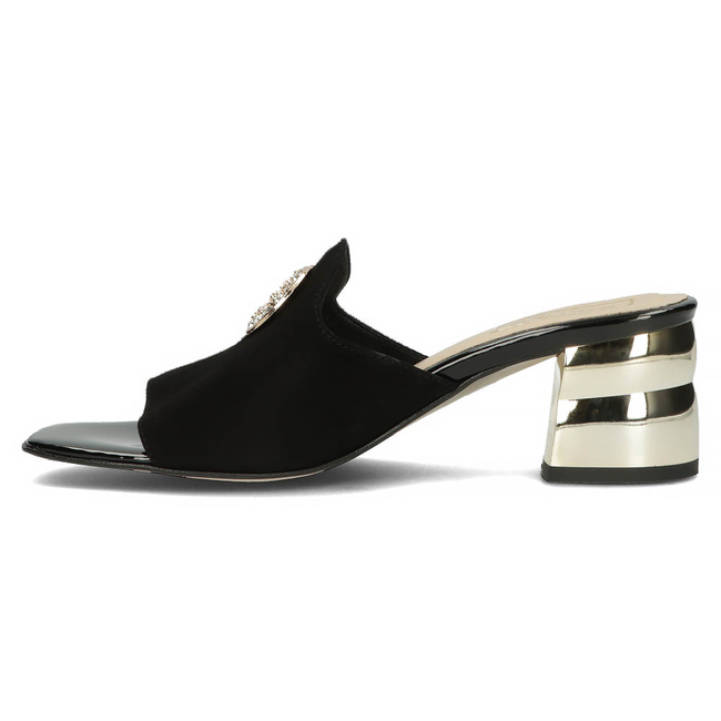 Leather flip-flops Filippo 294 black