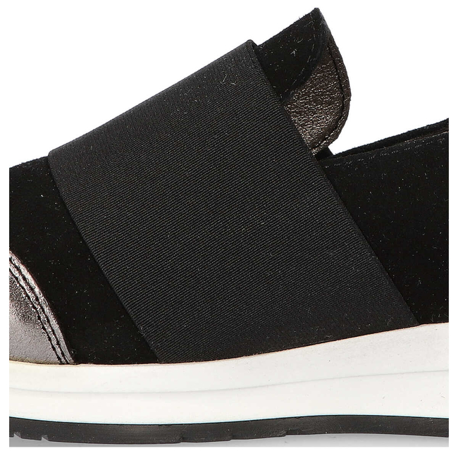 Shoes Filippo 018 Black Suede/Nickel