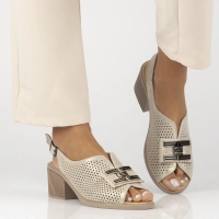 Leather sandals Filippo DS6033/25 GO gold