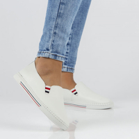 Leather shoes FILIPPO DP066/22 WH white